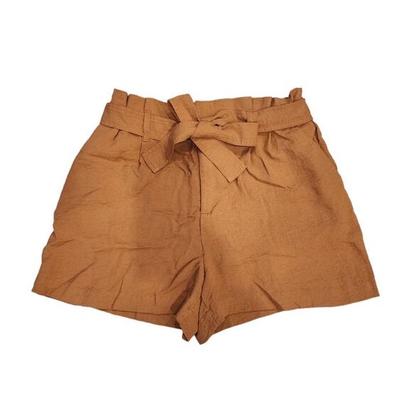 A New Day High Rise Paper Bag Shorts - Picture 1 of 9